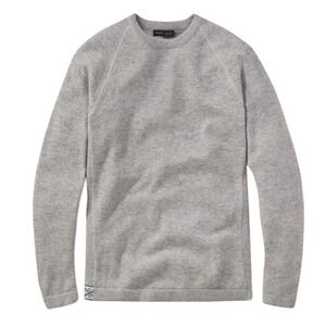 PAKA The Original Crew Sweater Small Light Grey Royal Alpaca Handmade Unisex